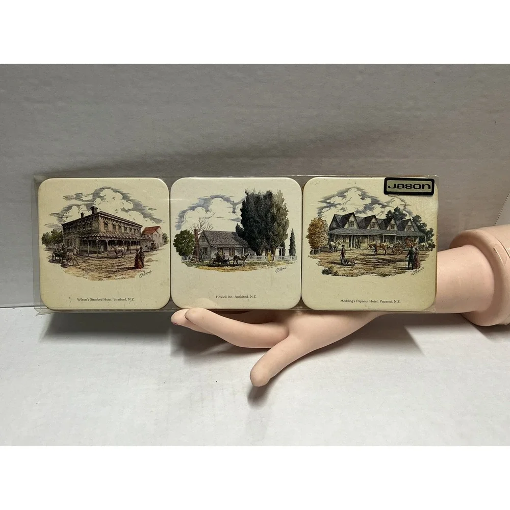 Drink Coasters‎ New Zealand Set of 6 Places Travel Memorabilia Jasón Brand